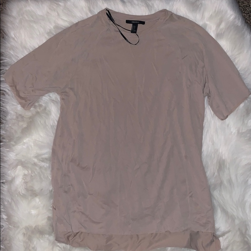 NWOT raw cut tee